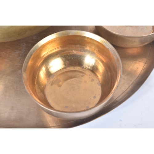 501 - Mahatma Gandhi (1869-1948) - a collection of Gandhi's personally owned and used food bowls and charg... 