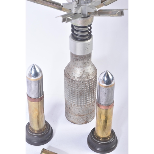 53 - An original Cold War era USSR Soviet Russian PTAB aircraft cluster bomb / munition along with x2 she... 