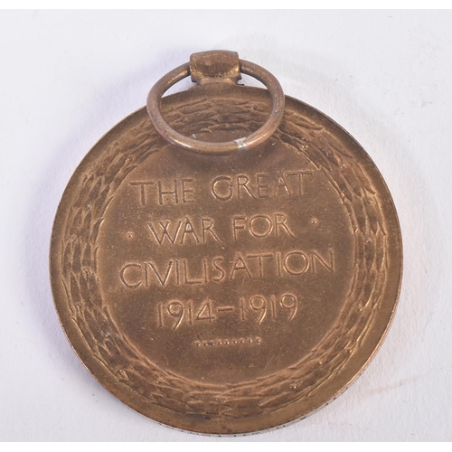 67 - A WWI First World War British medal duo awarded to one 3258 Private A. D. Wiltshire of the Glouceste... 