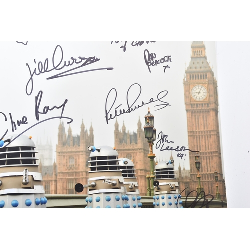 122 - Doctor Who - multi-signed autographed 12x14