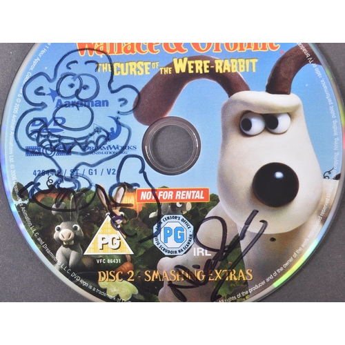 141 - Wallace & Gromit The Curse Of The Were-rabbit (2005) - Nick Park (creator) - autographed DVD disc, s... 