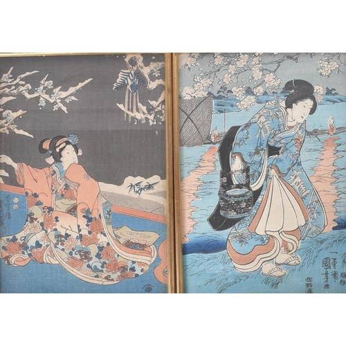 41 - From The Estate Of Bob Baker - Artwork - a pair of late 19th / early 20th Century Meiji Japanese Sur... 