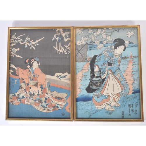 41 - From The Estate Of Bob Baker - Artwork - a pair of late 19th / early 20th Century Meiji Japanese Sur... 