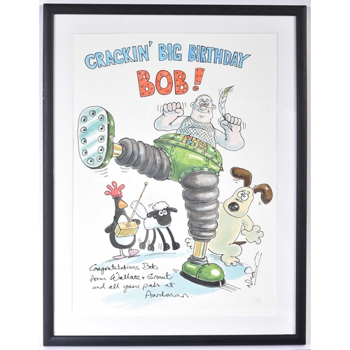 50 - From The Estate Of Bob Baker - Wallace & Gromit - Nick Park (creator) - a unique watercolour and ink... 