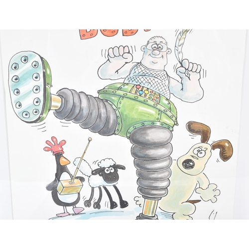 50 - From The Estate Of Bob Baker - Wallace & Gromit - Nick Park (creator) - a unique watercolour and ink... 