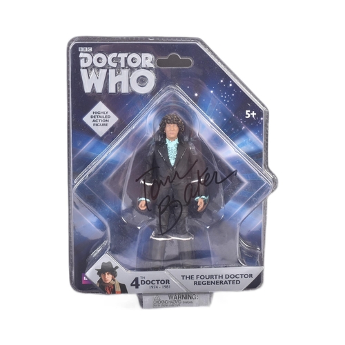 64 - Doctor Who - Underground Toys - Tom Baker (Fourth Doctor) - autographed ' The Fourth Doctor Regenera... 