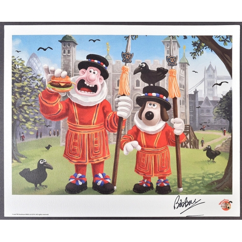 7 - Aardman Animations - Bob Baker (1939-2021 - Writer) - 'Visit England' made promotional 16x12