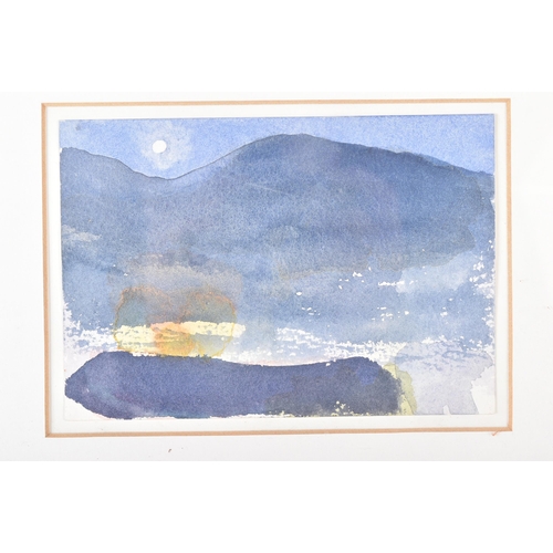 71 - From The Estate Of Bob Baker - Artwork - Catherine Baker - Skopelos Moon - watercolour on paper. Sig... 