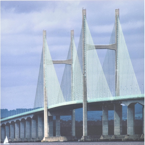 73 - From The Estate Of Bob Baker - Artwork - Colin M. Harvey - Severn Bridge, Bristol - 2004 No. 4/24 - ... 