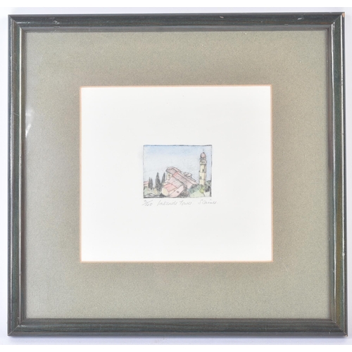 8 - From The Estate Of Bob Baker - Artwork - Susan Caines (b. 1935) - Lakeside Tower - 3/40 - signed and... 