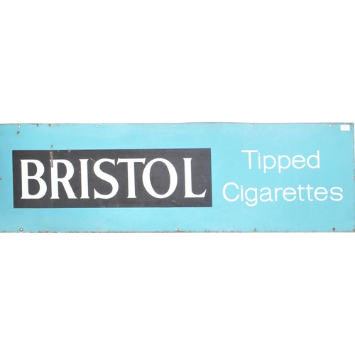 29 - Bristol Tipped Cigarettes - A large retro mid 20th Century advertising point of sale shop display po... 