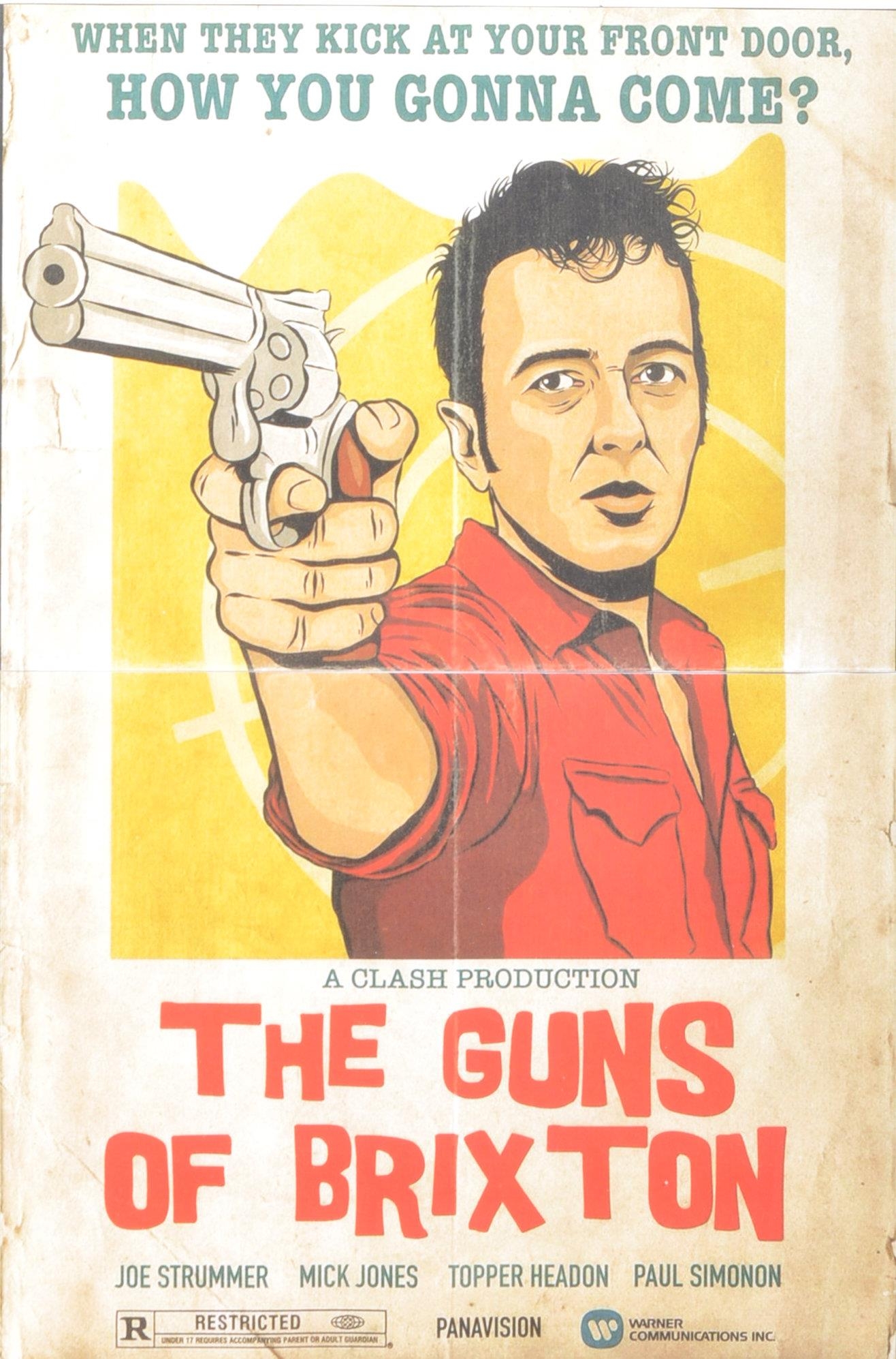 The Guns Of Brixton - The Clash - A 20th century retro vintage