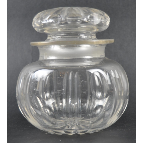 192 - A collection of 19th Century cut glassware to include a large pitcher jug, large conical bowl vase /... 