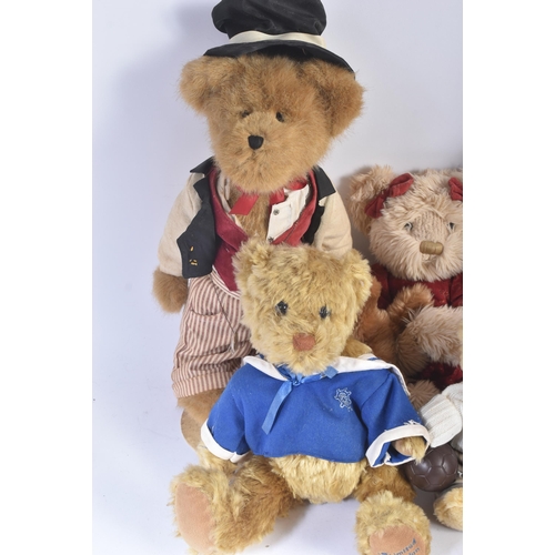 93 - A collection of x7 soft teddy bears to include; The Boyd Bear Collection completed with original clo... 