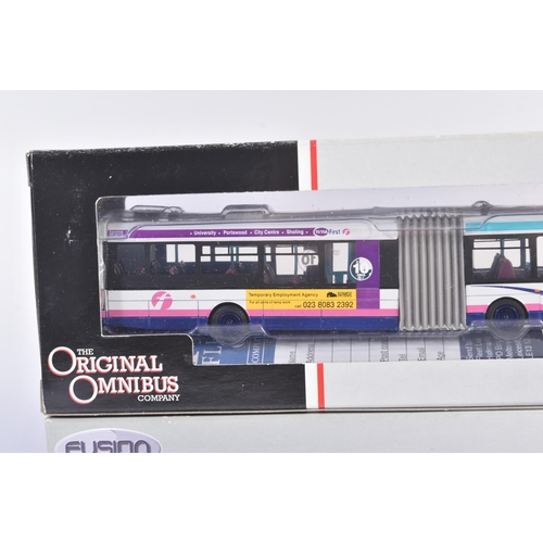 99 - Two Corgi Original Omnibus / Wrightbus 1/76 scale diecast model buses comprising; OM41302 Wright Sol... 