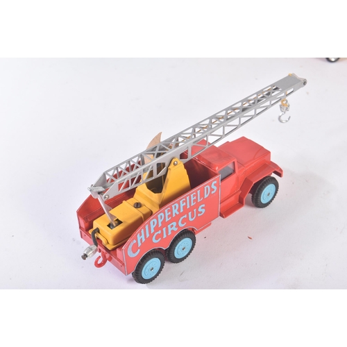 101 - An original vintage Corgi Major Toys boxed diecast model No. 12 Chipperfield's Circus Crane Truck an... 