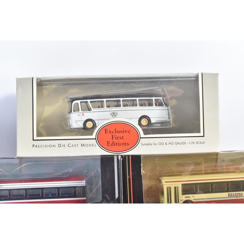 104 - A collection of x10 Gilbow / EFE Exclusive First Editions 1/76 scale boxed diecast model buses to in... 