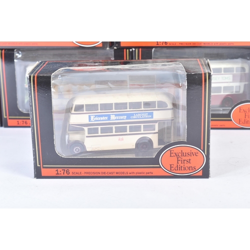 124 - A collection of x10 Gilbow / EFE Exclusive First Editions 1/76 scale boxed diecast model buses to in... 