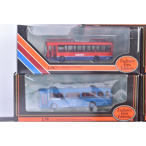 124 - A collection of x10 Gilbow / EFE Exclusive First Editions 1/76 scale boxed diecast model buses to in... 
