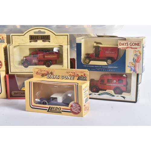 127 - A large collection of vintage Lledo Days Gone and Matchbox Models of Yesteryear / Y-Series diecast m... 