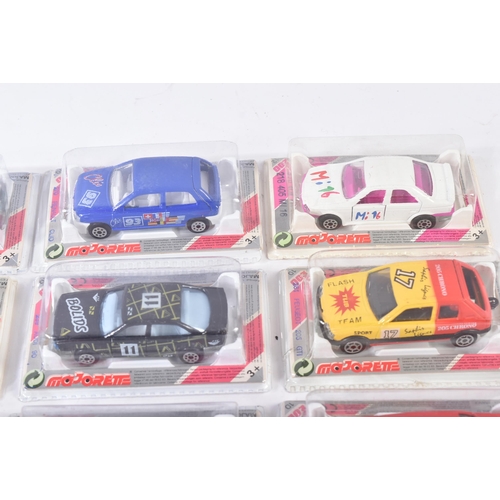 142 - A collection of x12 assorted French Majorette diecast model cars to include; 270 Renault Clio, 252 H... 