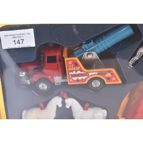147 - An original vintage Corgi diecast model box set No.48 ' Jean Richard Circus '. The set appearing lar... 