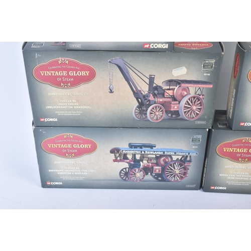 19 - A collection of assorted Corgi 1/50 scale diecast ' Vintage Glory of Steam ' models to include; 8010... 