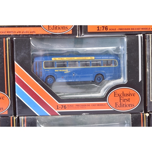 21 - A collection of x12 EFE Exclusive First Editions 1/76 scale boxed diecast model buses. Examples to i... 