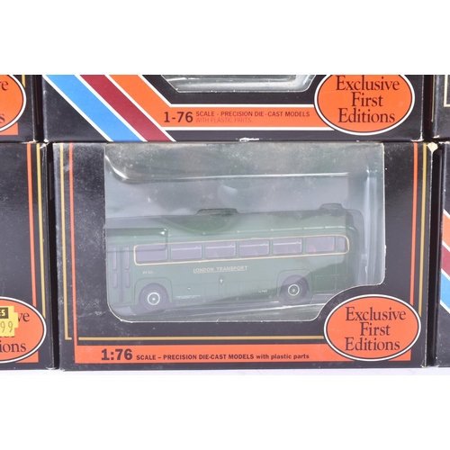 21 - A collection of x12 EFE Exclusive First Editions 1/76 scale boxed diecast model buses. Examples to i... 