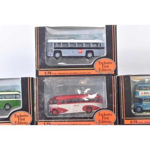 21 - A collection of x12 EFE Exclusive First Editions 1/76 scale boxed diecast model buses. Examples to i... 