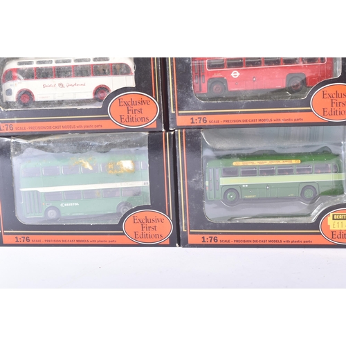 21 - A collection of x12 EFE Exclusive First Editions 1/76 scale boxed diecast model buses. Examples to i... 