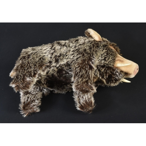 23 - An original vintage German Steiff made soft toy teddy bear Wild Boar 'Dalle'. Complete with original... 