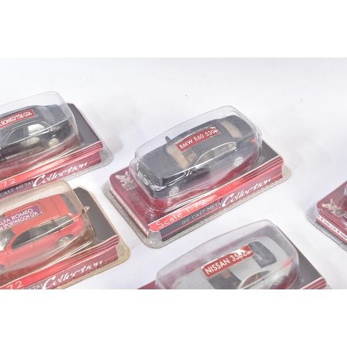 24 - A collection of assorted 1/72 scale and 1/76 scale trackside diecast model cars. Models to include A... 