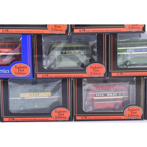 321 - A collection of x10 Gilbow / EFE Exclusive First Editions 1/76 scale boxed diecast model buses compr... 