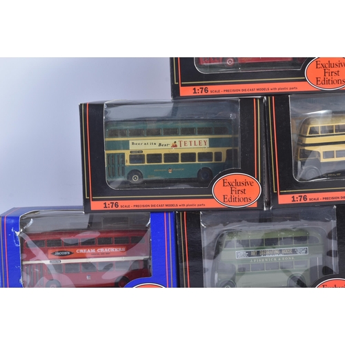 321 - A collection of x10 Gilbow / EFE Exclusive First Editions 1/76 scale boxed diecast model buses compr... 