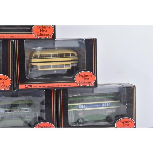 321 - A collection of x10 Gilbow / EFE Exclusive First Editions 1/76 scale boxed diecast model buses compr... 