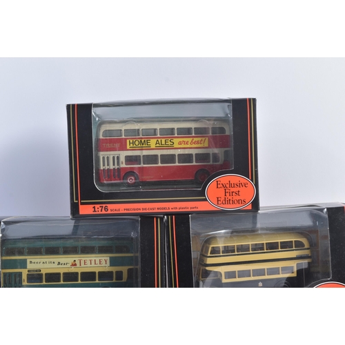 321 - A collection of x10 Gilbow / EFE Exclusive First Editions 1/76 scale boxed diecast model buses compr... 