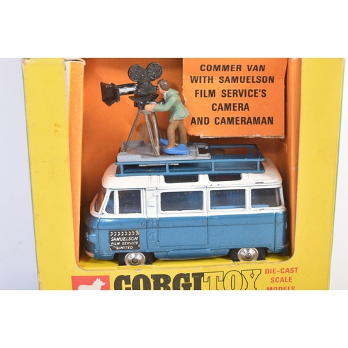 33 - An original vintage Corgi Toys boxed diecast model No. 479 Commer Mobile Camera Van with Samuelson F... 