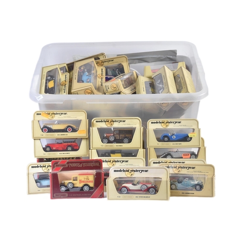 334 - A large collection of vintage Matchbox Models of Yesteryear / Y-Series diecast model cars and other ... 