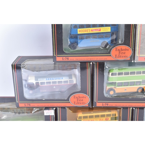 338 - A collection of x10 Gilbow / EFE Exclusive First Editions 1/76 scale boxed diecast model buses to in... 