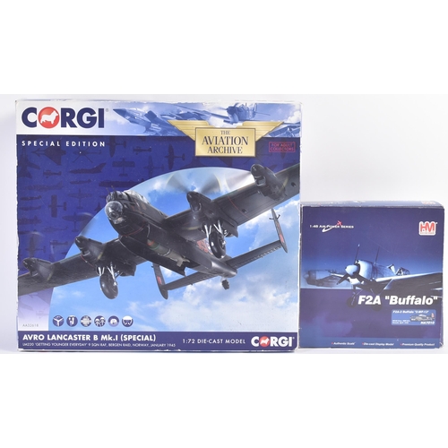 346 - Two boxed diecast model aircrafts of Military interest comprising; Corgi Aviation Archive 1/72 scale... 