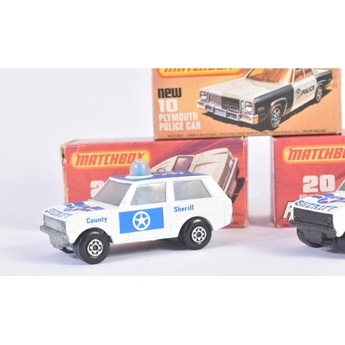 39 - A collection of x9 vintage Lesney made Matchbox 1-75 Series / Superfast diecast models to include; N... 