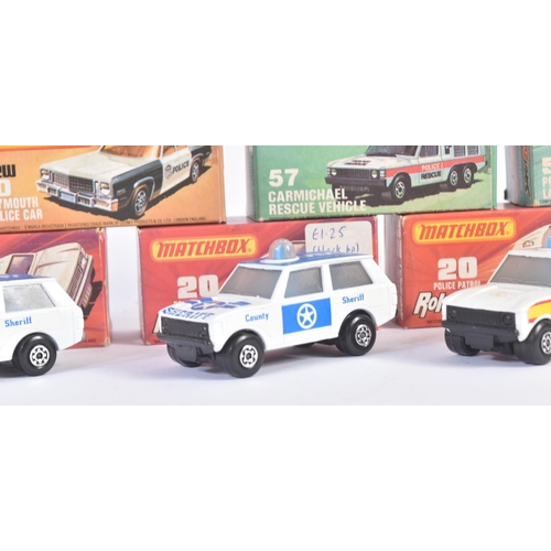 39 - A collection of x9 vintage Lesney made Matchbox 1-75 Series / Superfast diecast models to include; N... 