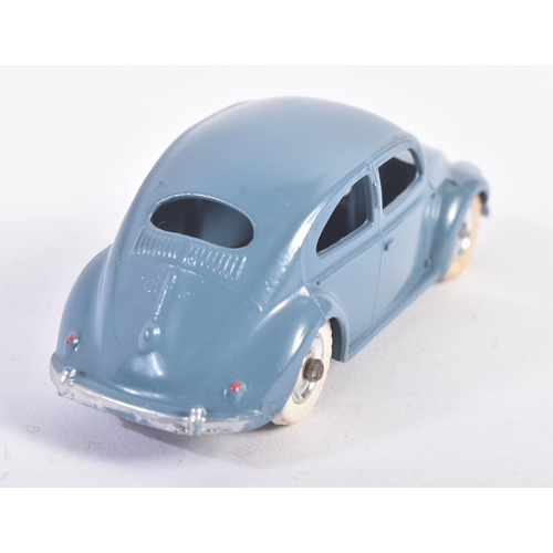 4 - An original vintage Dinky Toys diecast model No. 181 Volkswagen Beetle car. RAF blue body with white... 