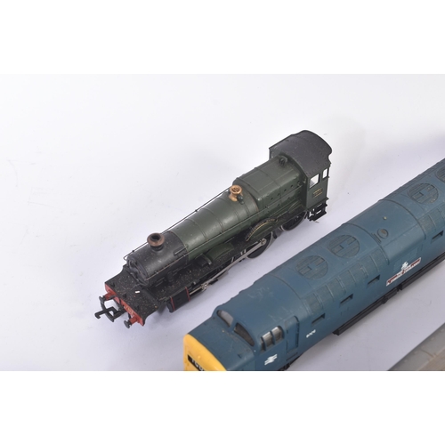 432 - A collection of assorted steam and diesel OO gauge model railway trainset locomotive engines to incl... 