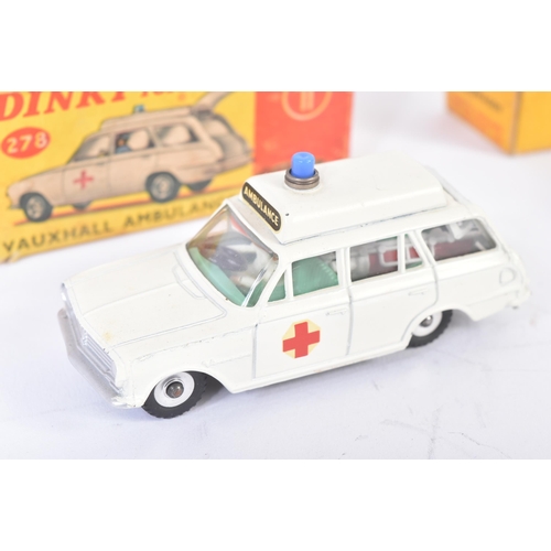 439 - A collection of vintage Dinky Toys diecast models comprising; No. 771 International Road Signs, No. ... 