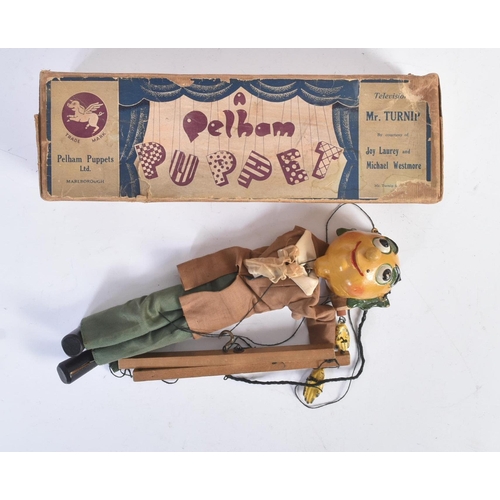 449 - An original vintage Pelham Puppet Marlborough Wilts handmade and painted wooden marionette puppet ' ... 