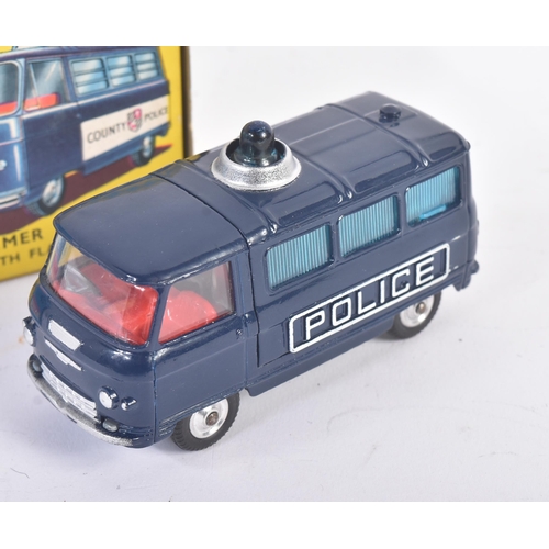 46 - A vintage Corgi Toys diecast model No. 464 Commer Police Van with battery operated flashing light. T... 