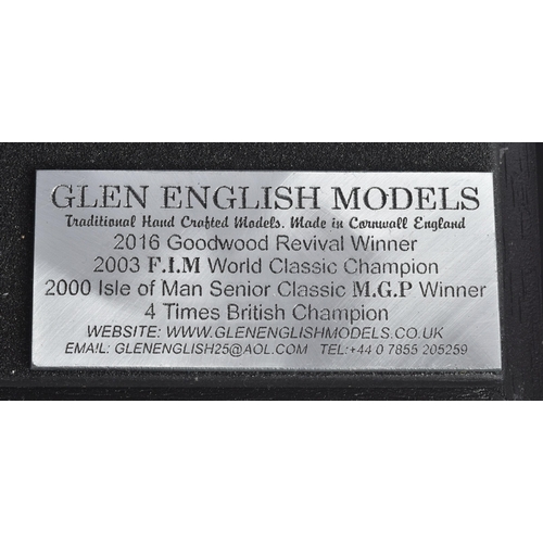 460 - Glen English Models - a limited edition 1/4 quarter-scale precision diecast model of a 1971 MV Agust... 