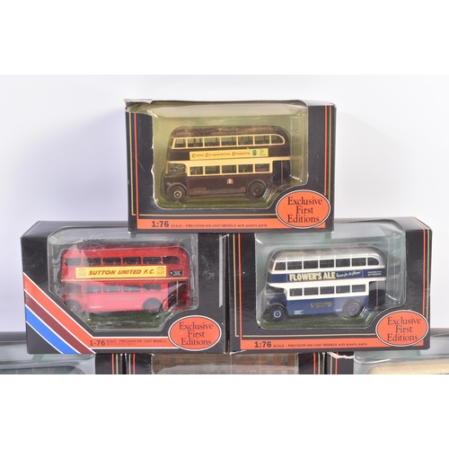 48 - A collection of x10 Gilbow / EFE Exclusive First Editions 1/76 scale boxed diecast model buses to in... 